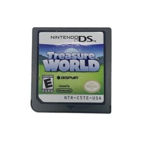 Nintendo DS Treasure World Game - Black Cartridge video game